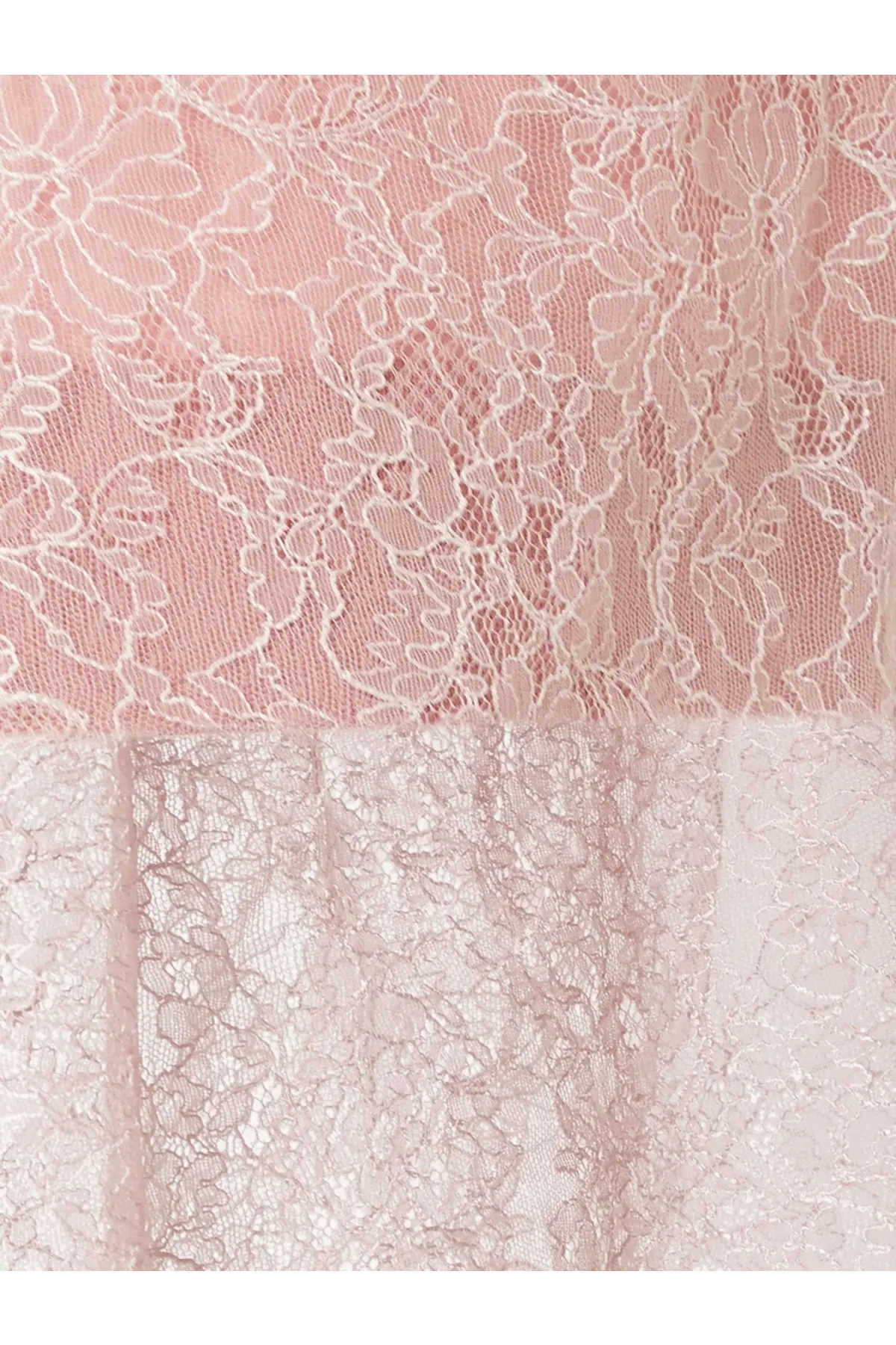 Fendi women’s blue cashmere and silk polo shirt featuring delicate pink lace floral overlay on sheer white base