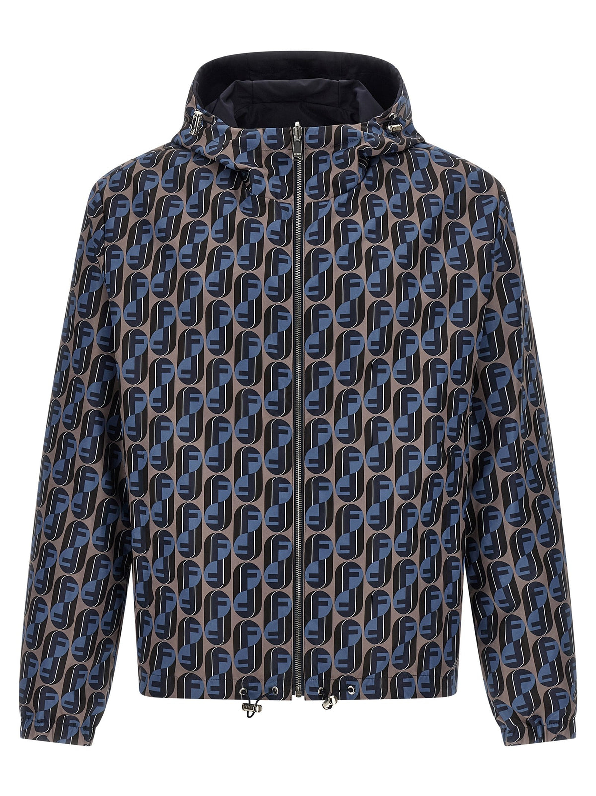 Fendi Fendinity Reversible Windbreaker Blue