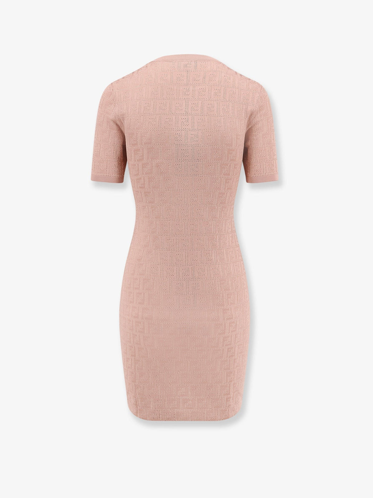 Fendi Women's FF Cotton and Viscose Dress Blue