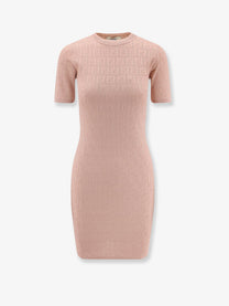 Fendi Women's FF Cotton Dress Blue