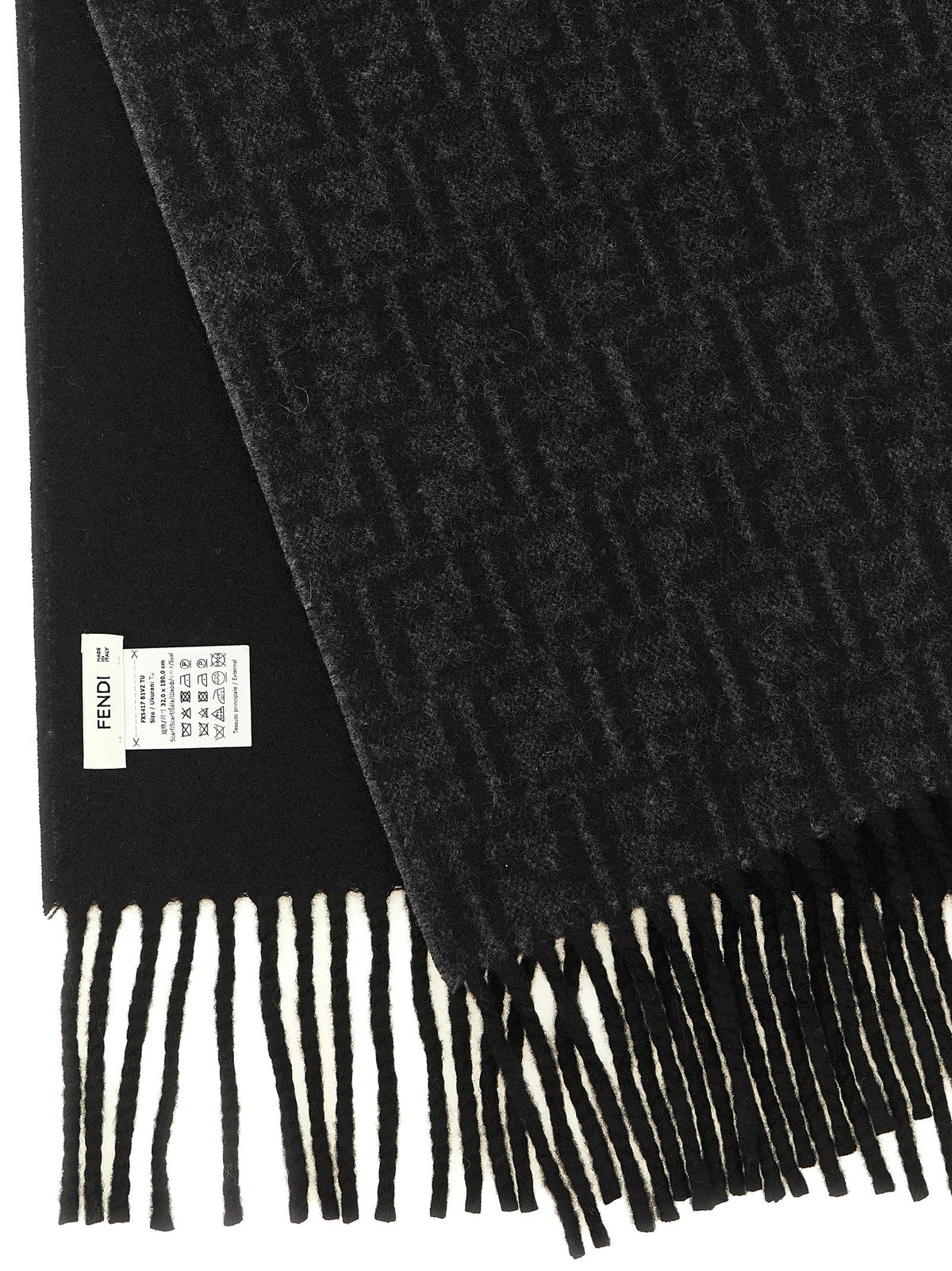 Fendi FF Double Face Scarf Black