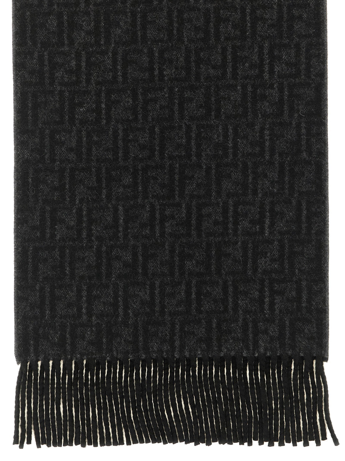Fendi FF Double Face Scarf Black