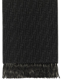 Fendi FF Double Face Scarf Black
