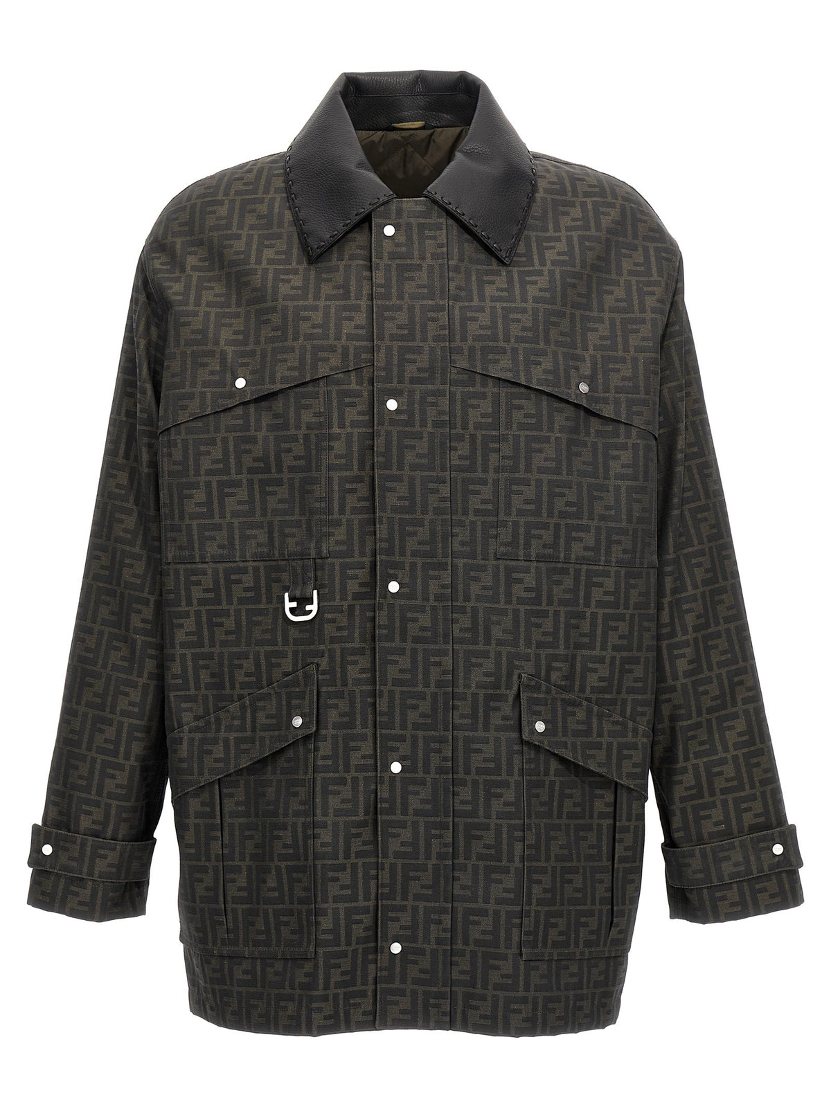 Fendi FF Jacket Brown