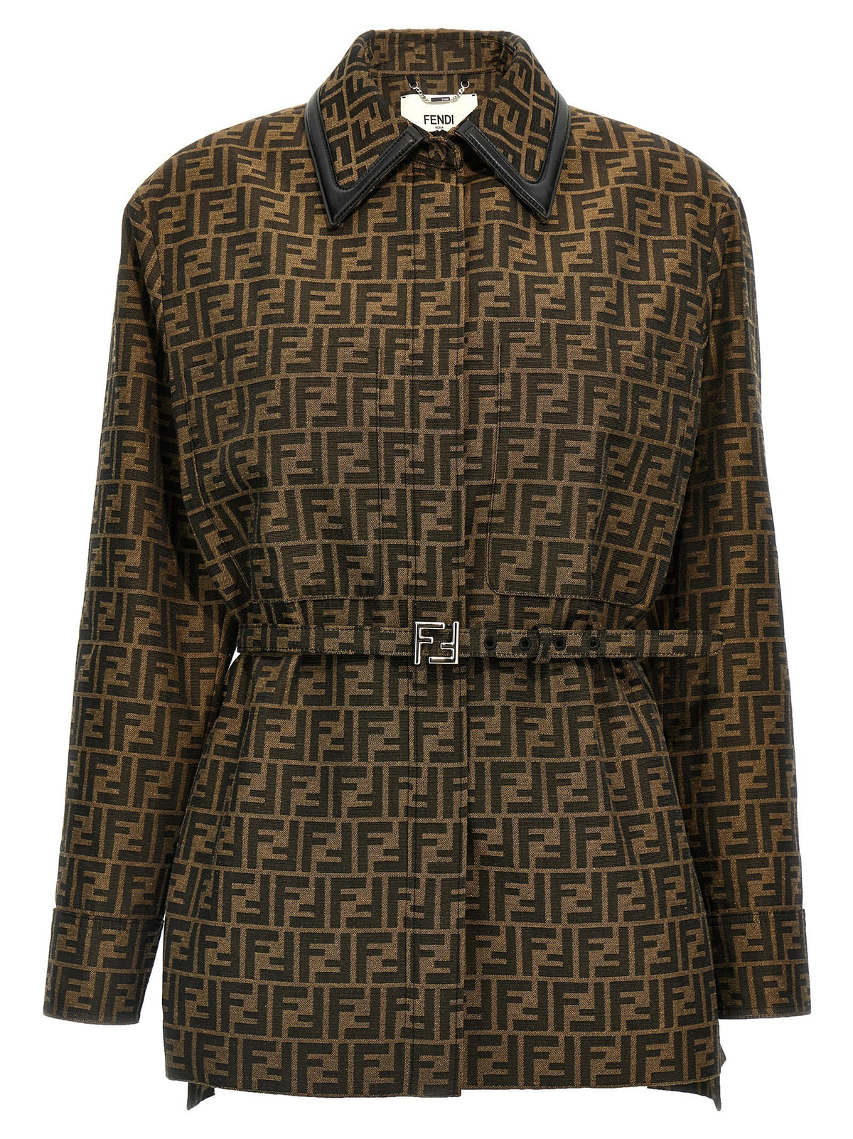 Fendi FF Jacket Brown