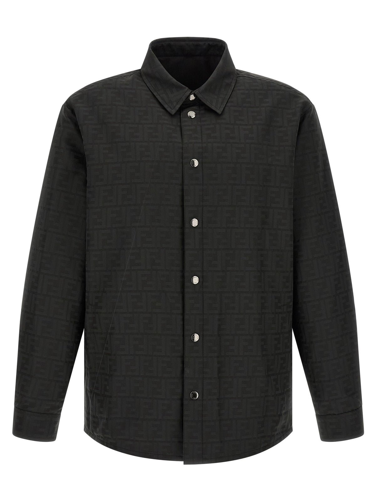 Fendi FF Jacquard Overshirt Black
