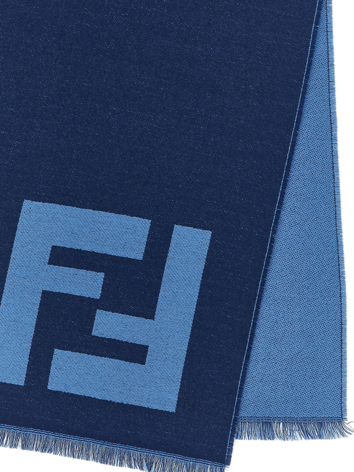 Fendi FF Macro Scarf Blue