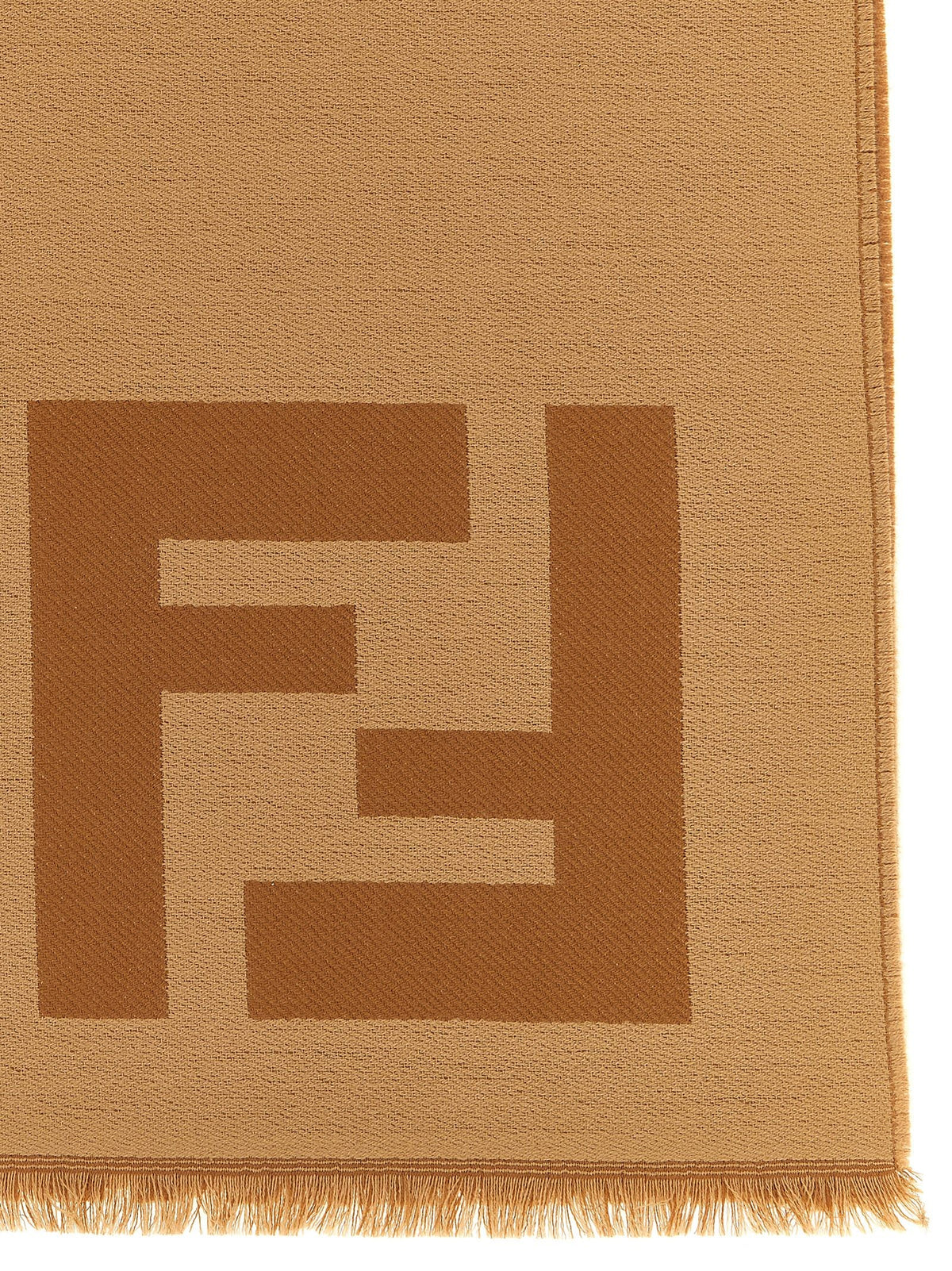 Fendi FF Macro Scarf Brown