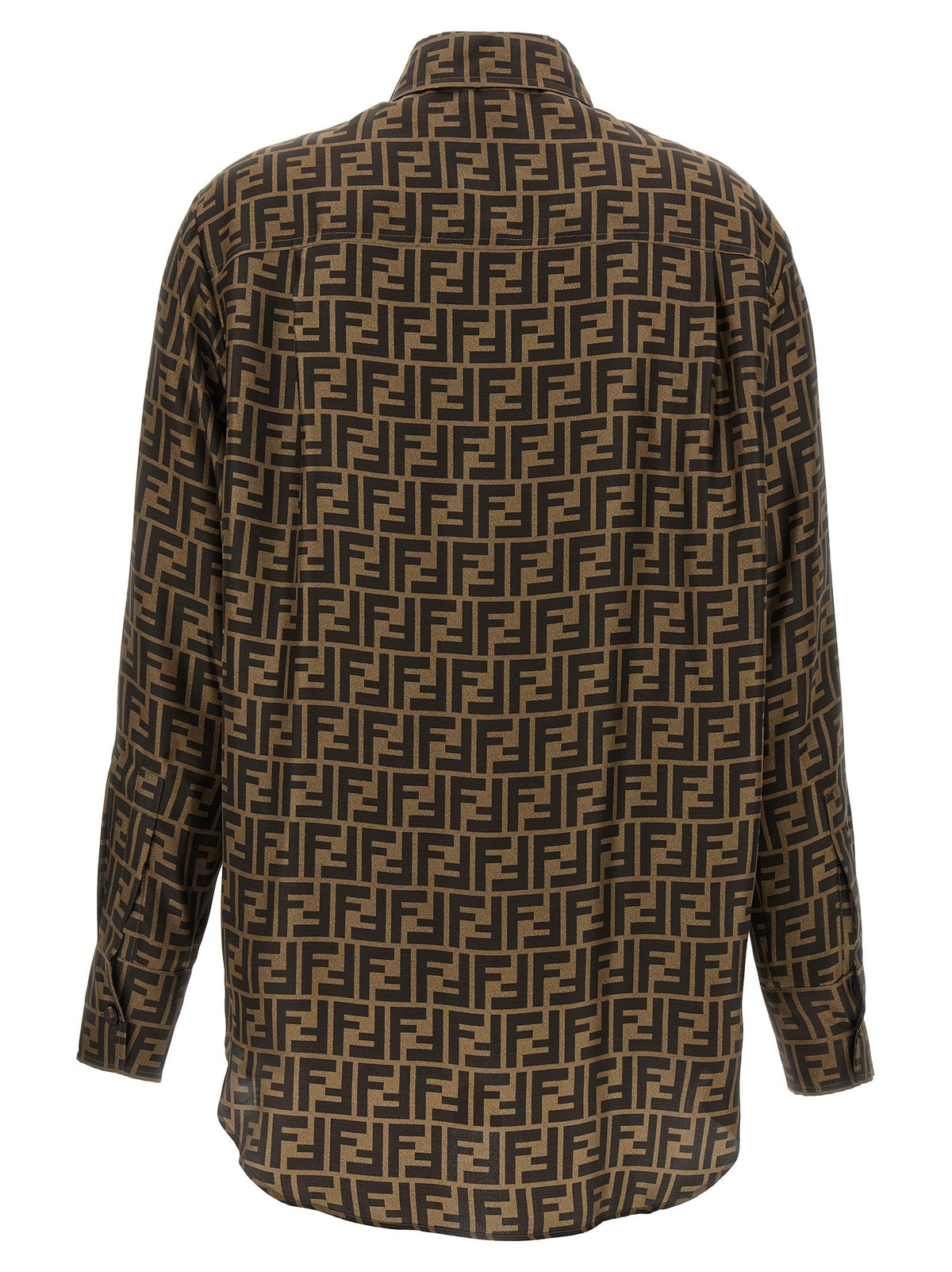 Fendi FF Monogram Shirt Brown