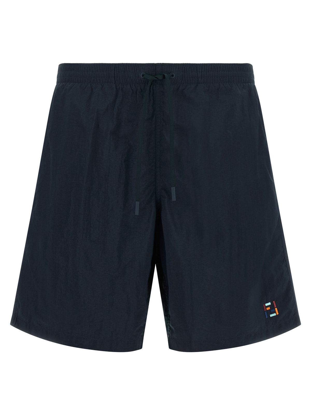 Fendi FF Stitching Nylon Swimsuit Blue