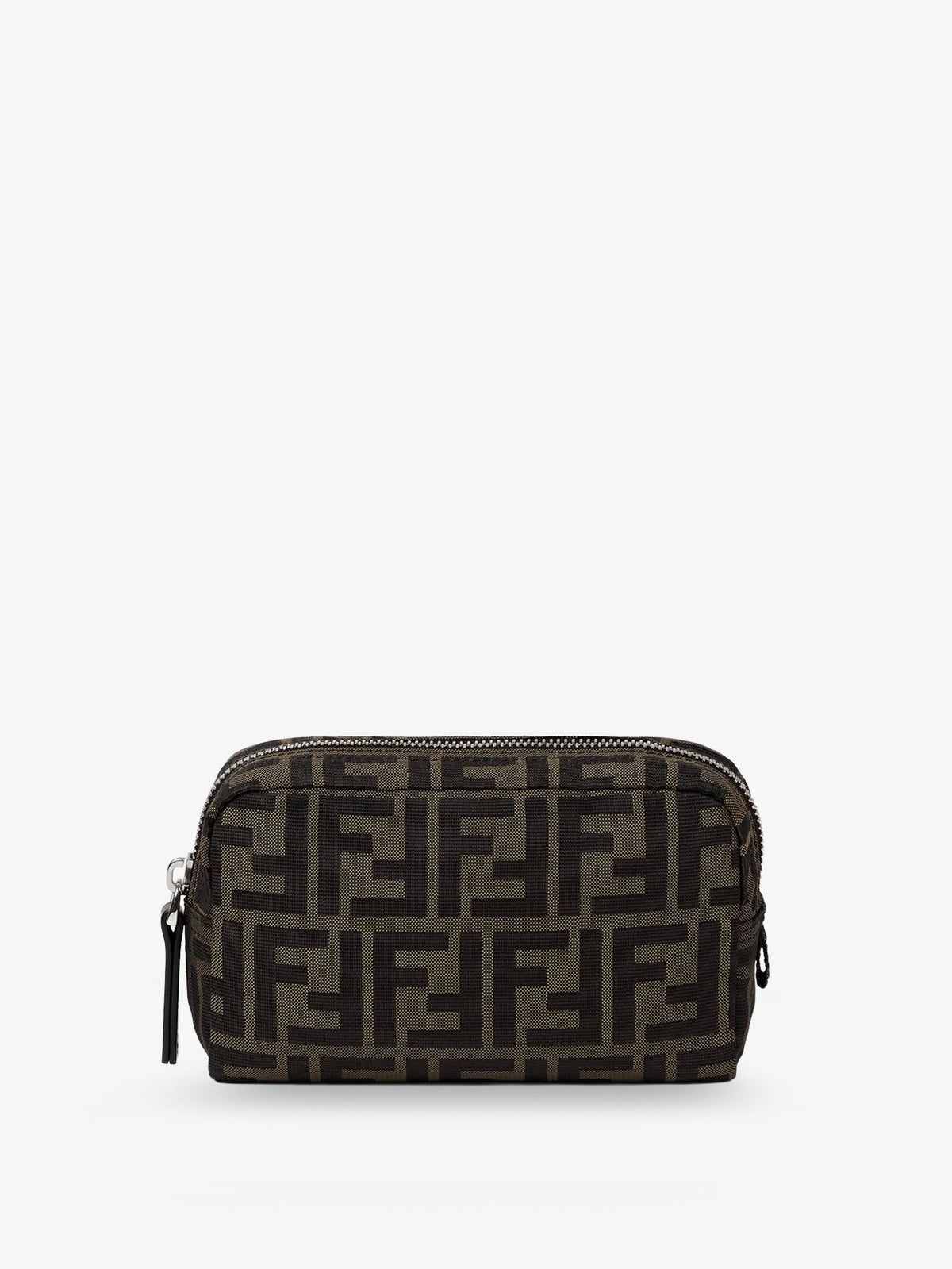 Fendi Men's FF Technical Fabric Clutch Bag Black