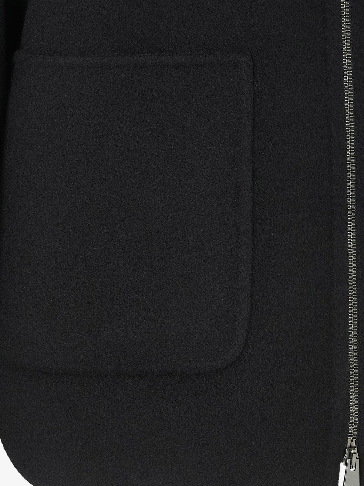 Fendi Women's FF Zucca Double Wool Blouson Black