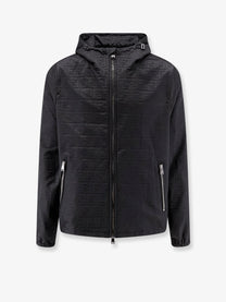 Fendi Men's FF Zucca Jacquard Nylon Jacket Black