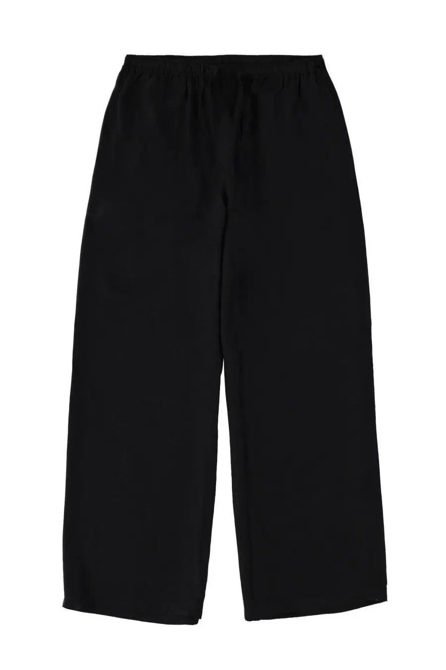 Filippa k women’s draped pants eve black black wide-leg trousers with elastic waistband and smooth flowing fabric