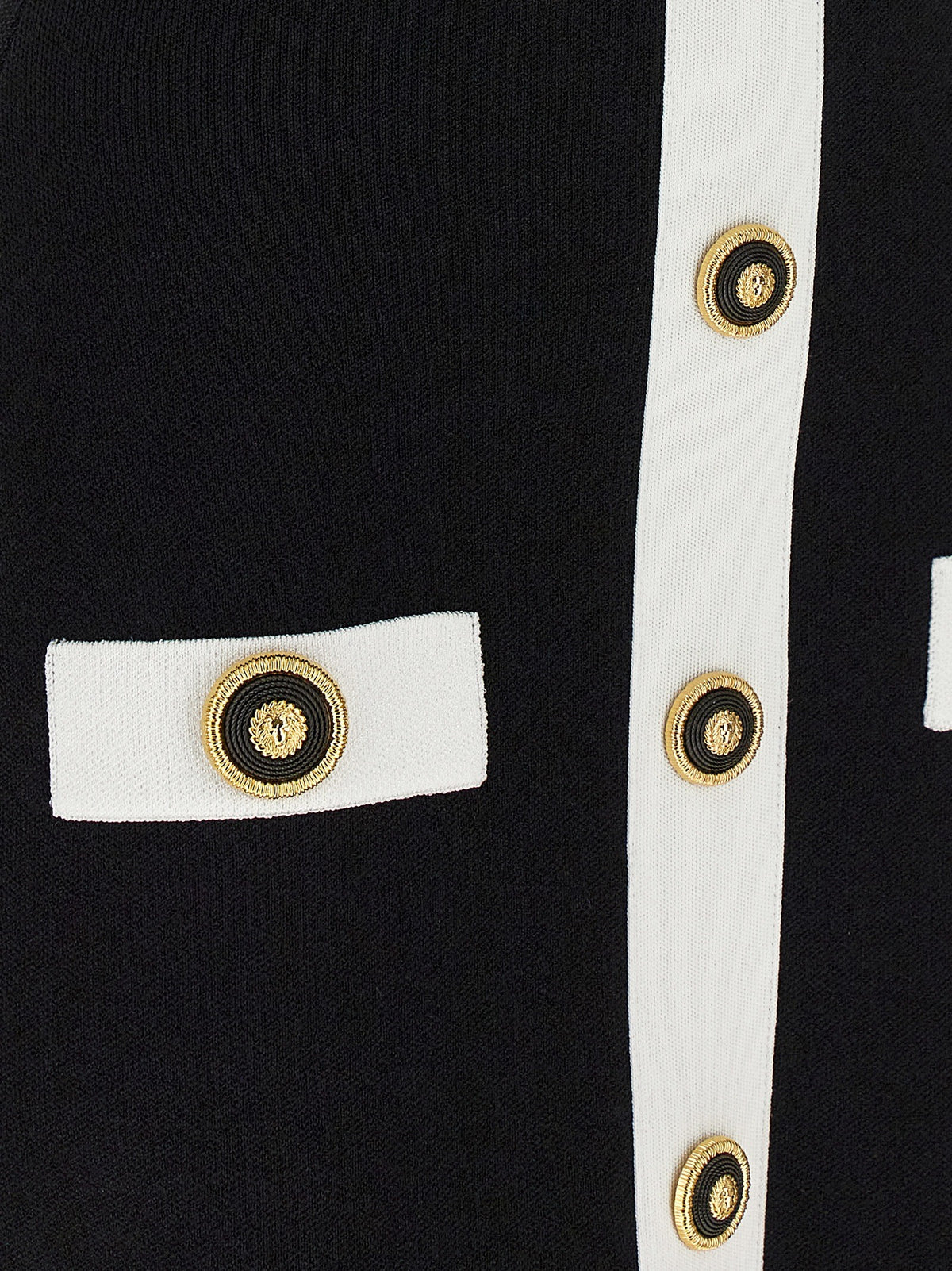 Balmain Filo Leone Catena Dress White