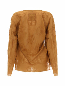 Uma Wang Women's Fine Knit Cardigan Beige
