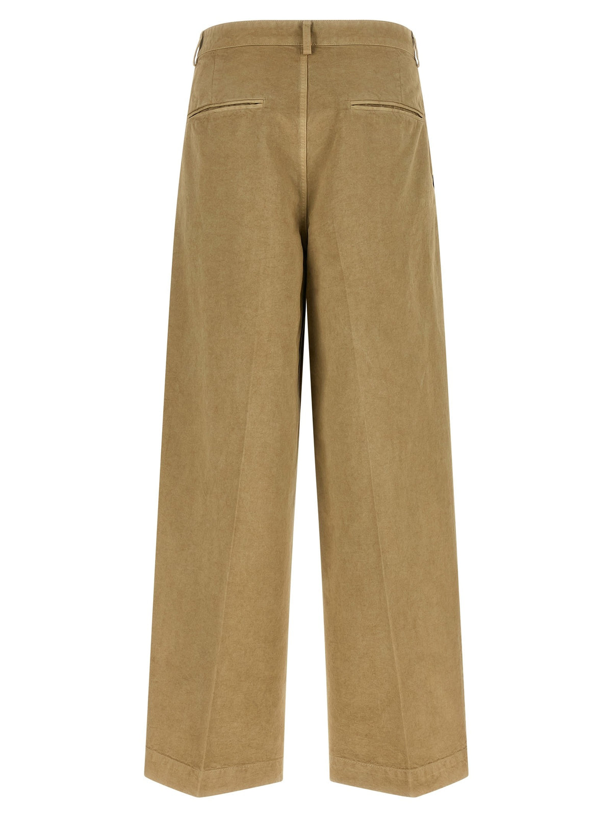 AURALEE Finx Cotton Pants Beige