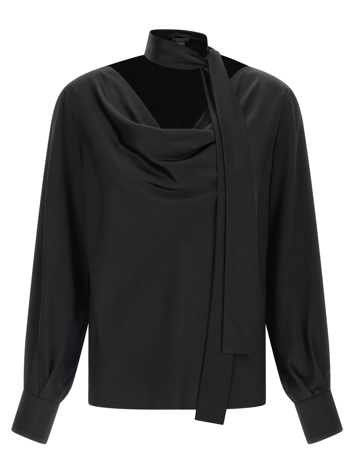 Max Mara Pianoforte Fiocchi Blouse Black