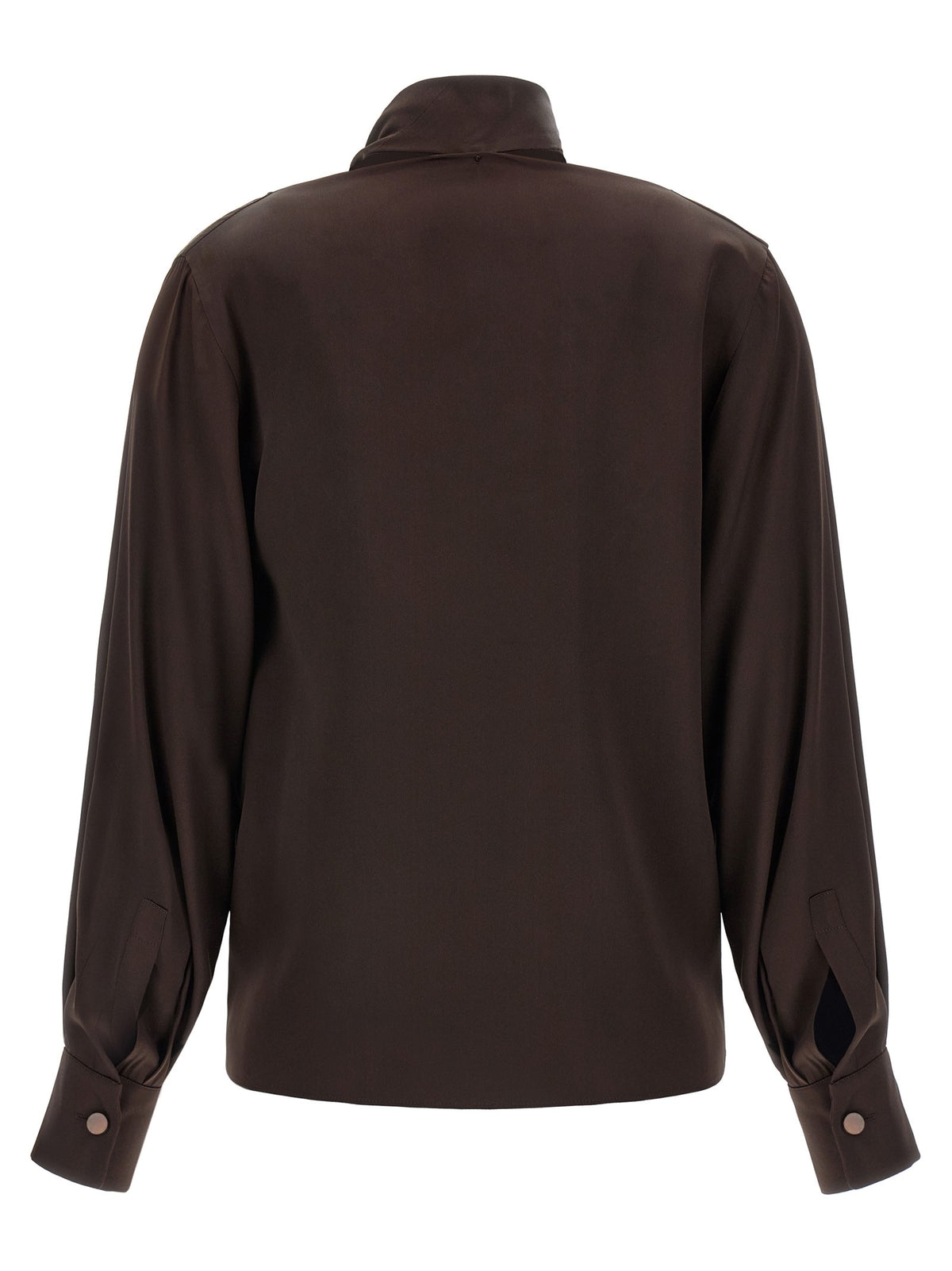 Max Mara Pianoforte Fiocchi Blouse Brown, view 2
