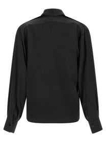Max Mara Pianoforte Fiocchi Blouse Black