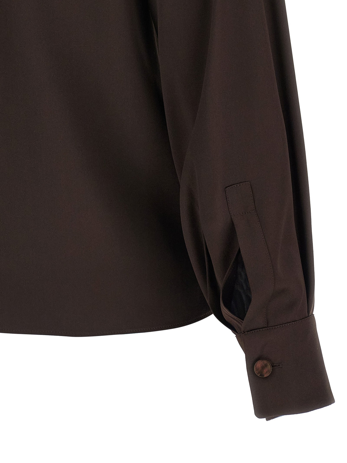 Max Mara Pianoforte Fiocchi Blouse Brown, view 4