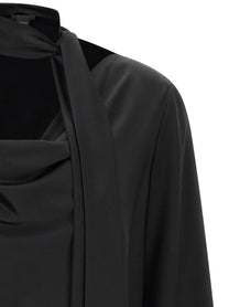 Max Mara Pianoforte Fiocchi Blouse Black
