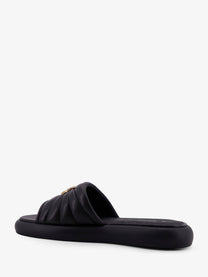 Pinko Women's Fiona Low Leather Sandals Black