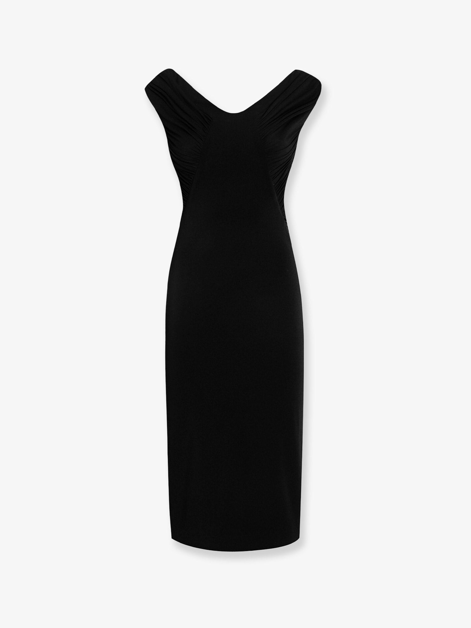 Dolce &amp; Gabbana Women's Fitted Organzino Crêpe Dress Black