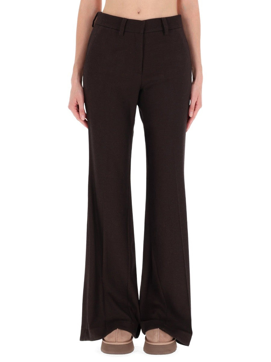 Alysi Women's Flannel Pants Brown