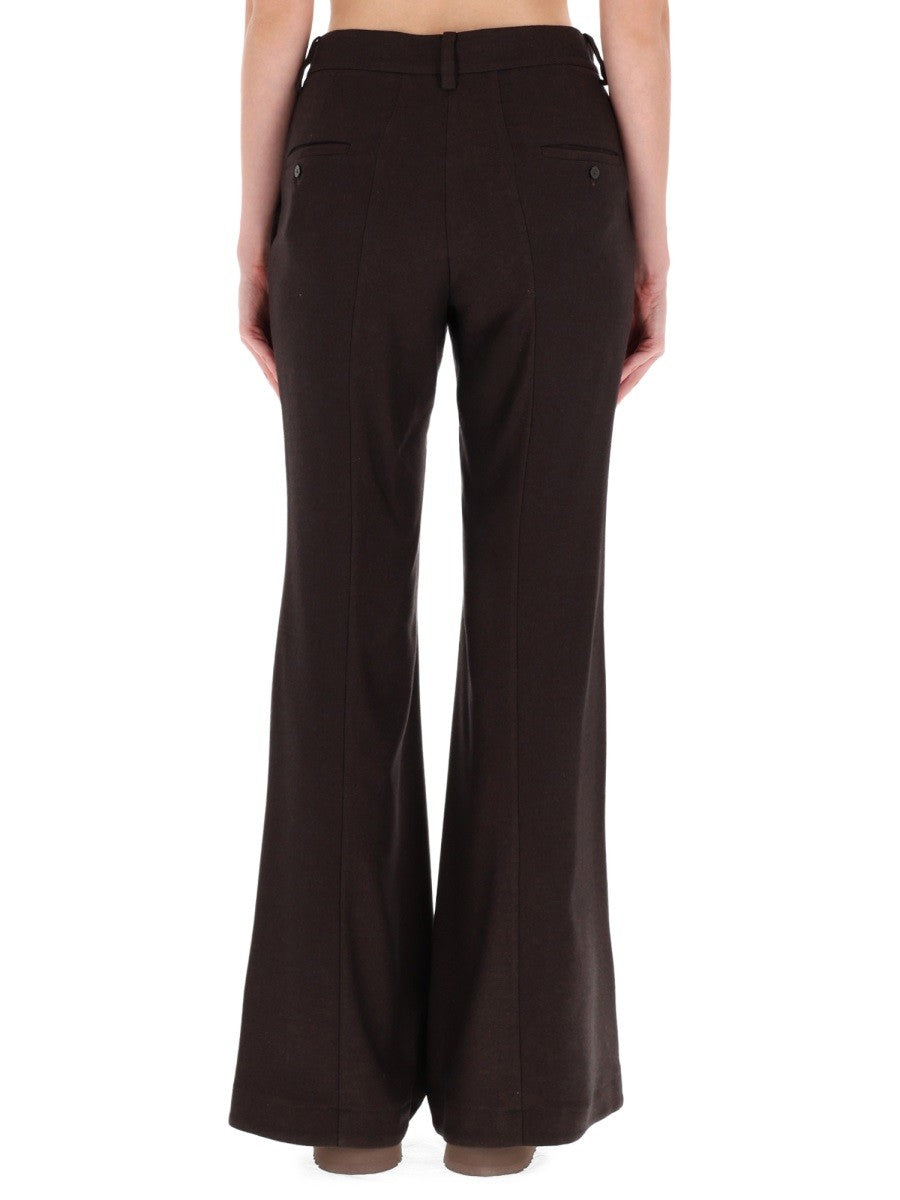 Alysi Women's Flannel Pants Brown