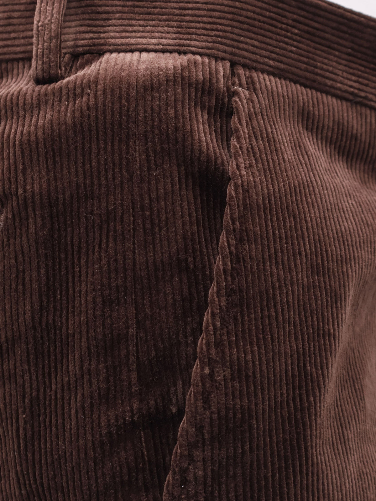 Tonywack Men's Flared Corduroy Trousers Brown