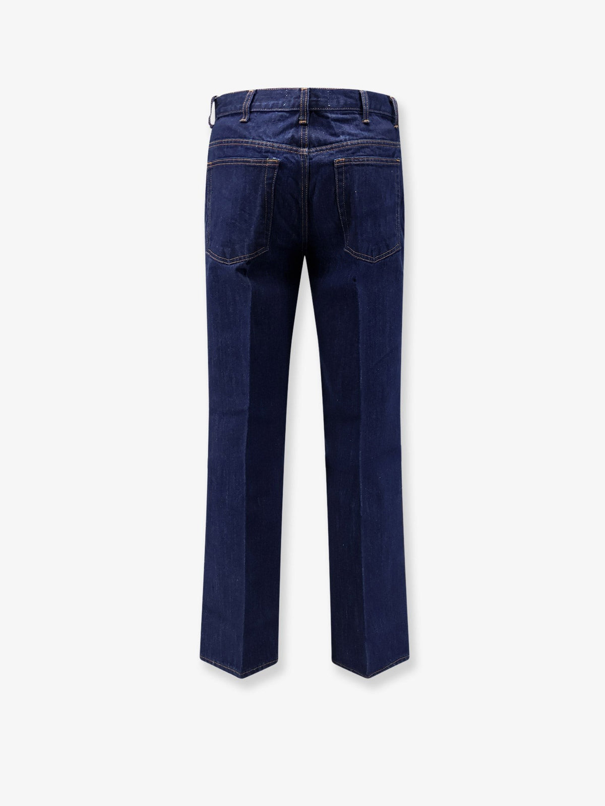 Tonywack Men's Flared Leg Cotton Jeans Blue