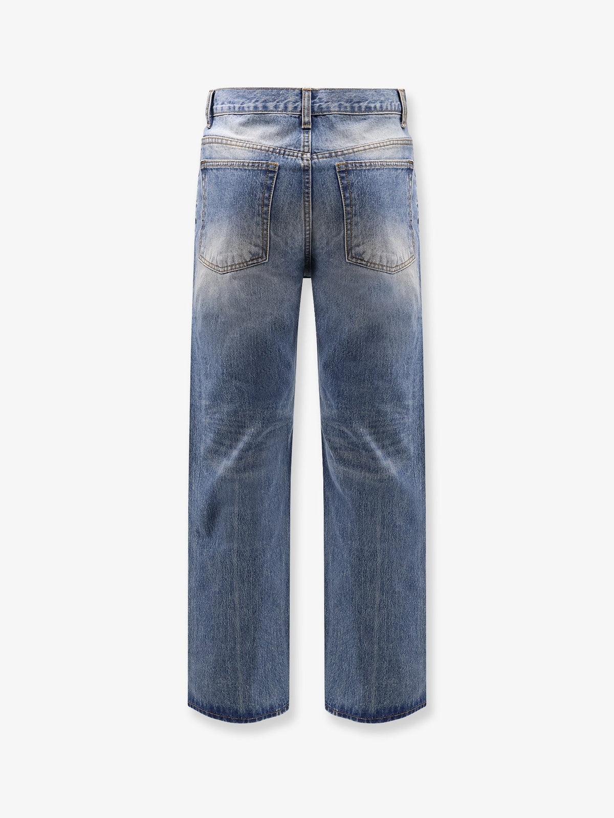 Tonywack Unisex Flared Leg Unisex Jeans Blue
