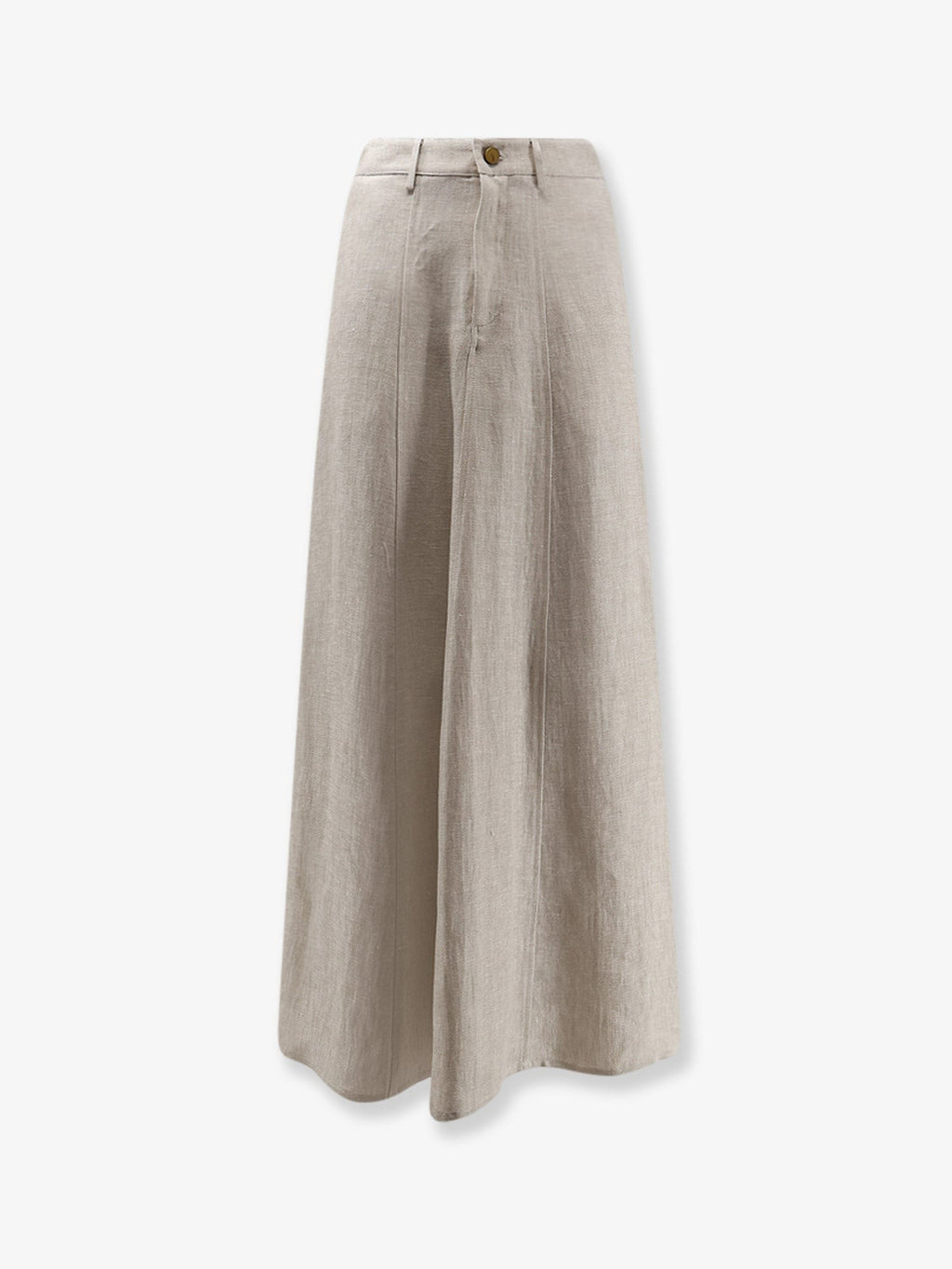Alysi Women's Flared Linen Skirt Grezzo