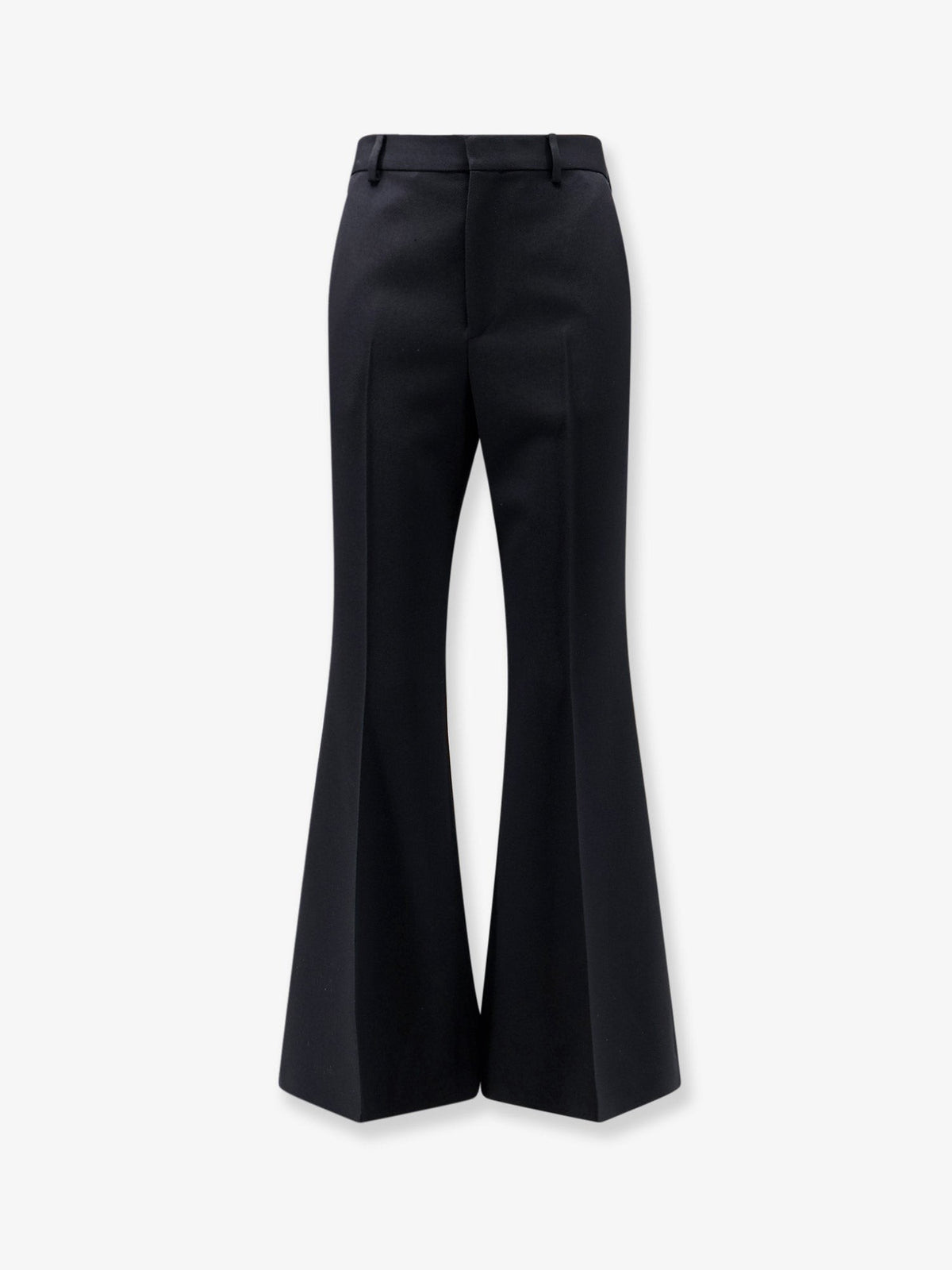 Celine Women's Flared Wool Trousers Black