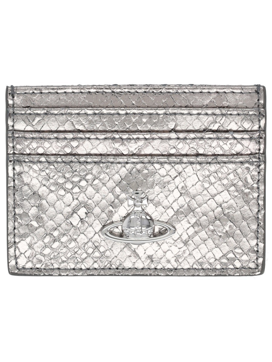 Vivienne Westwood Women's Flat Card Holder Silver
