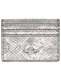 Vivienne Westwood Women's Flat Card Holder Silver