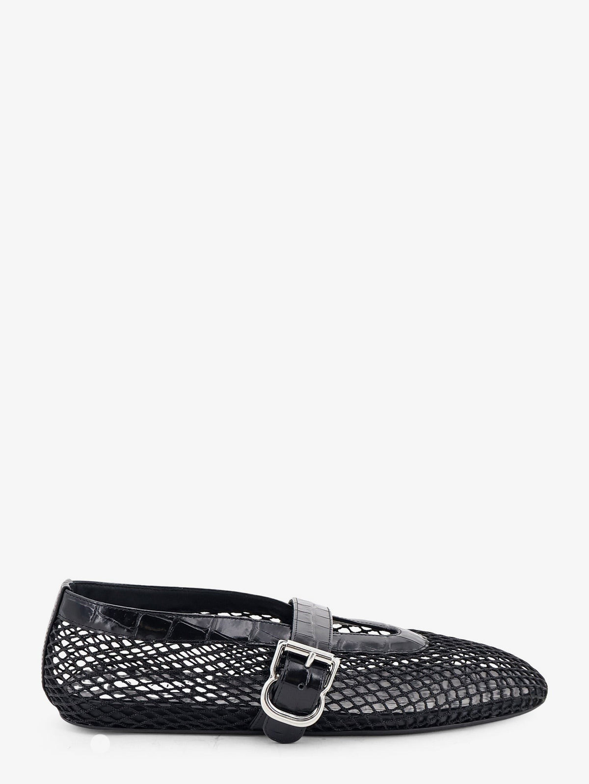 ALAÏA Women's Flat Leather Ballerinas Black
