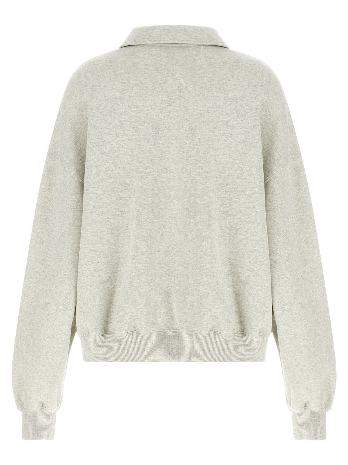 ROTATE Birger Christensen Fleece Polo Shirt White, view 2