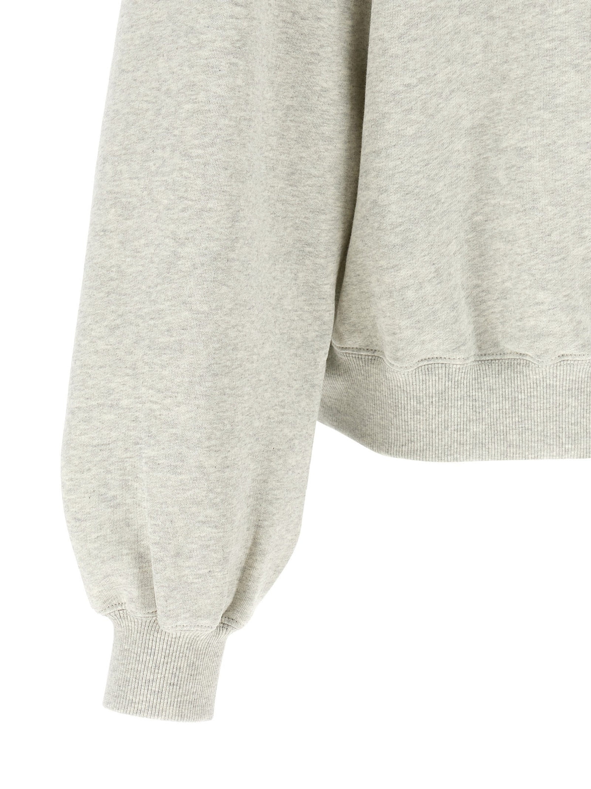 ROTATE Birger Christensen Fleece Polo Shirt White, view 4