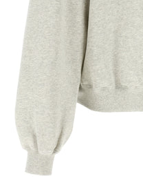 ROTATE Birger Christensen Fleece Polo Shirt White, view 4