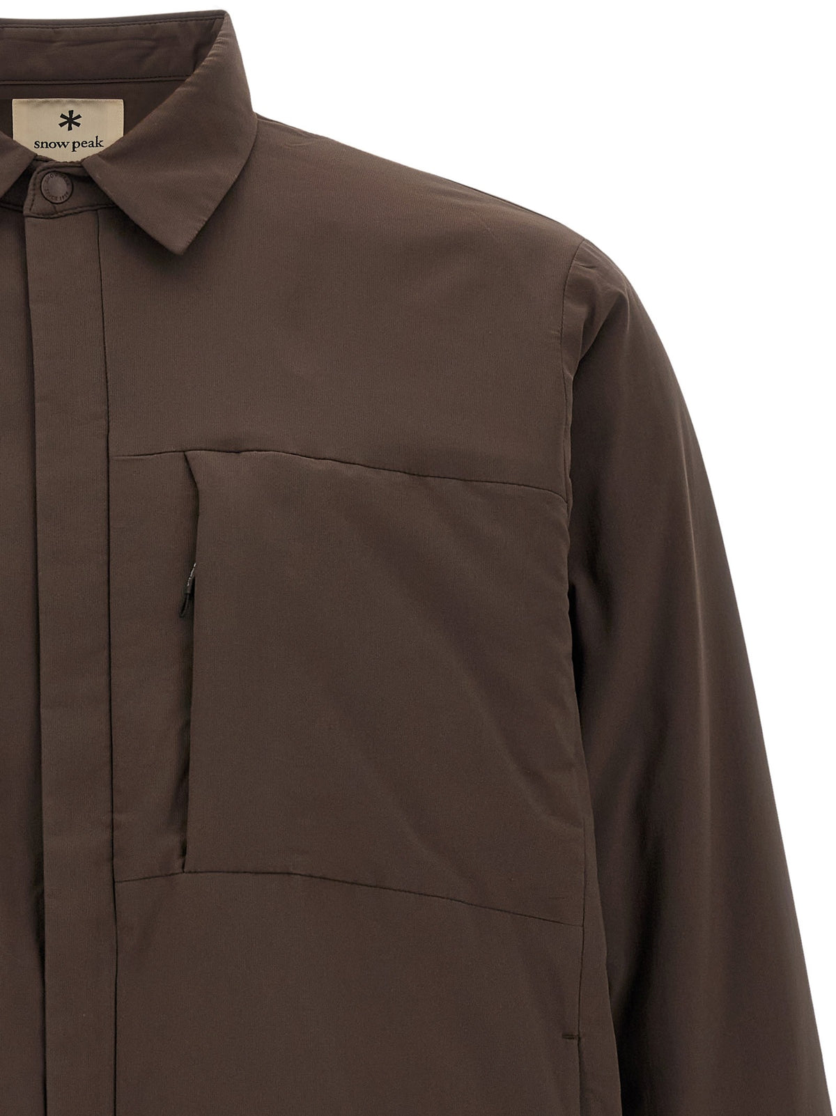 snow peak Flexible Insulated Shirt Brown, view 3