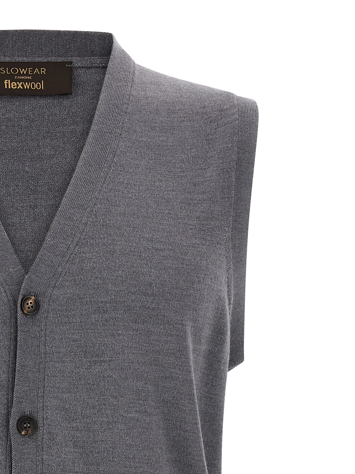 Zanone Flexwool Vest Grey