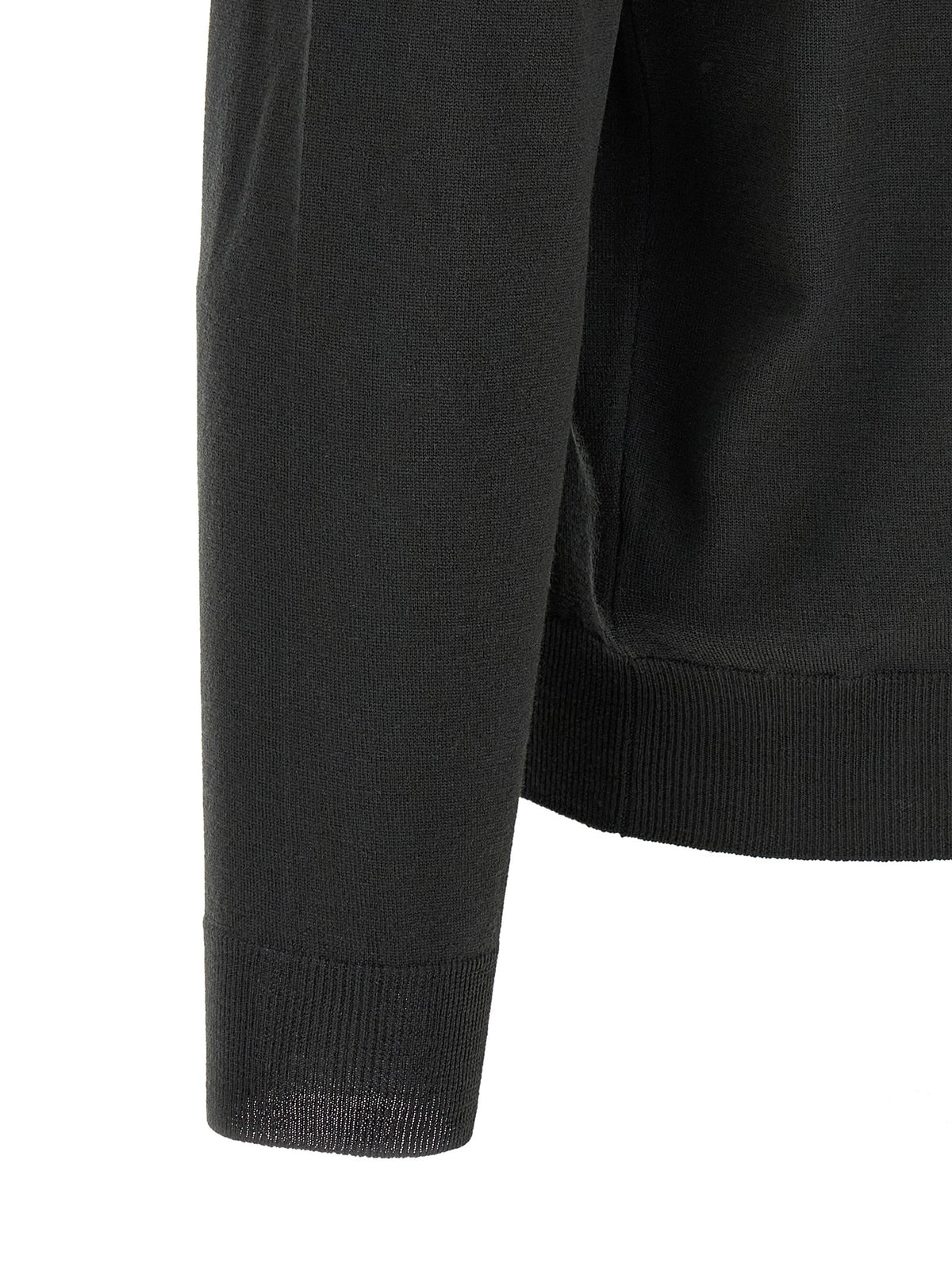 Zanone Flexwool Wool Polo Shirt Green