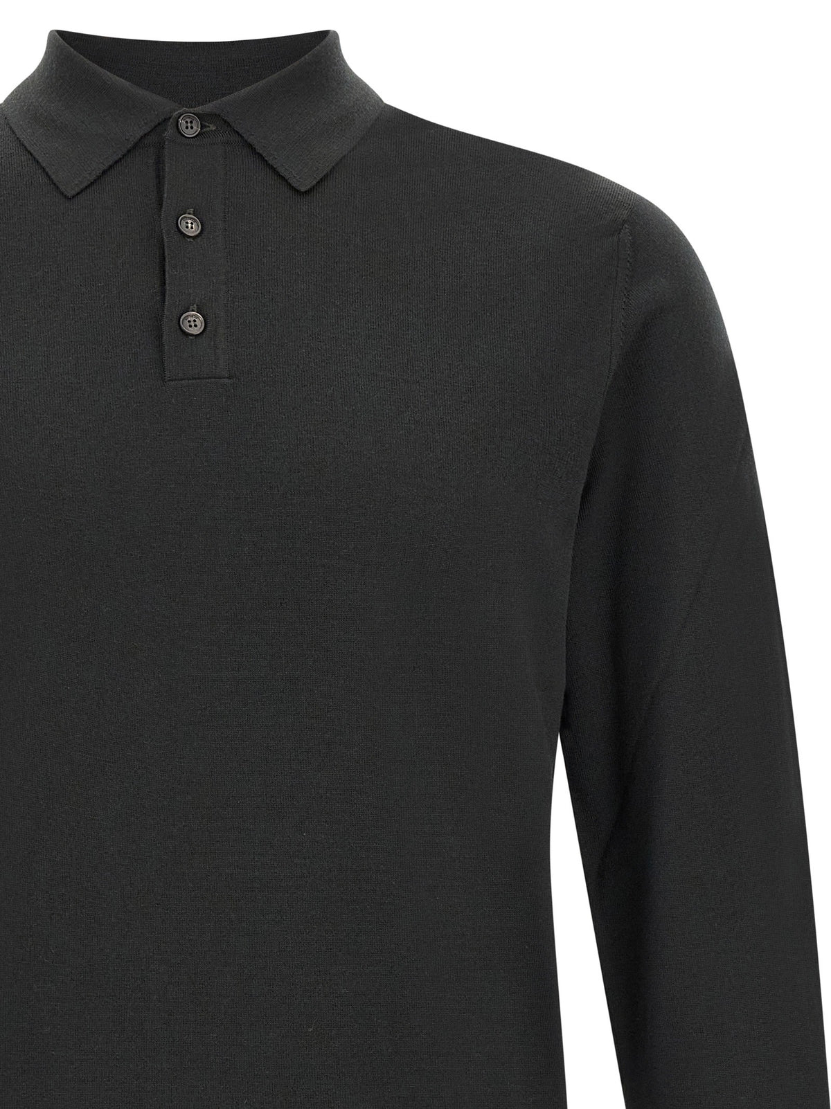 Zanone Flexwool Wool Polo Shirt Green