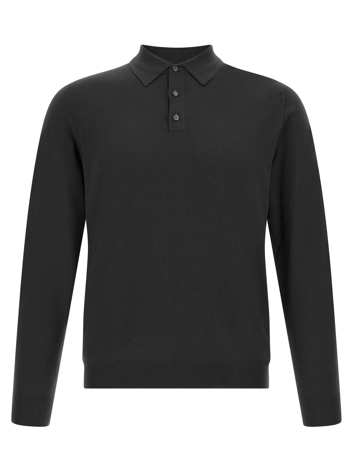 Zanone Flexwool Wool Polo Shirt Green