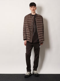 Rick Owens Men's Moncler + Rick Owens Flight Parka Down Jacket Brown