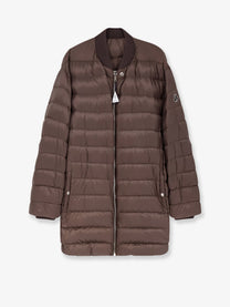 Rick Owens Men's Moncler + Rick Owens Flight Parka Down Jacket Brown