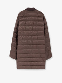 Rick Owens Men's Moncler + Rick Owens Flight Parka Down Jacket Brown