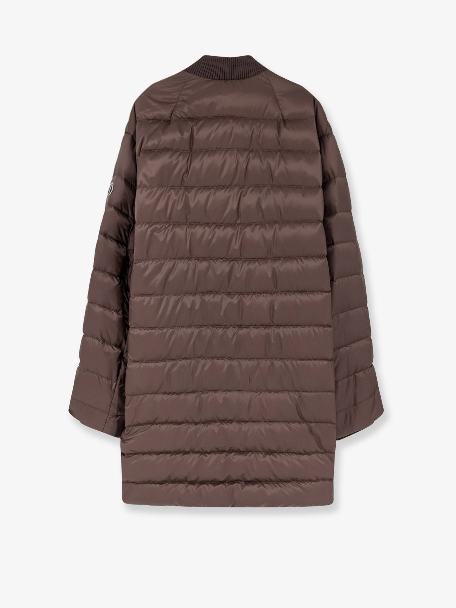 Rick Owens Men's Moncler + Rick Owens Flight Parka Down Jacket Brown